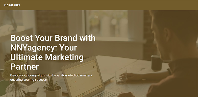 NNYagency website & screenshot