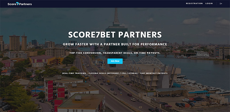 Score7 Partners website & screenshot