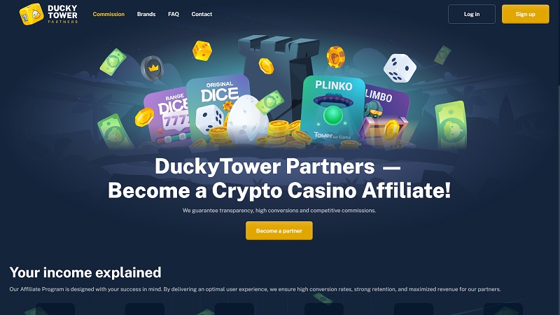 DuckyTower Partners website & screenshot