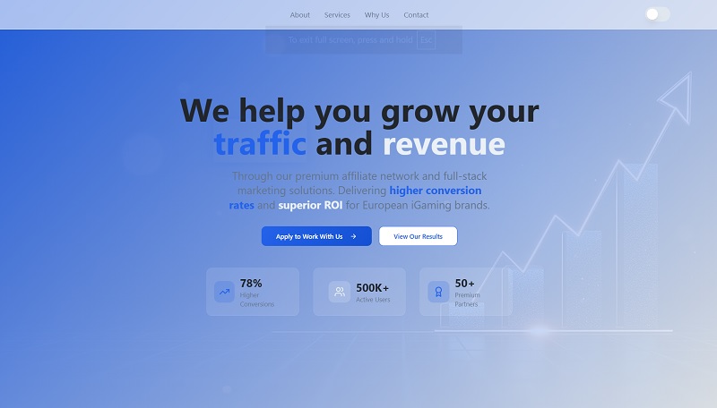 Rolly Partners website & screenshot