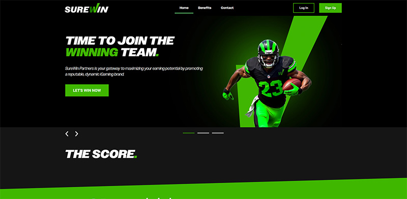 SureWin Partners website & screenshot