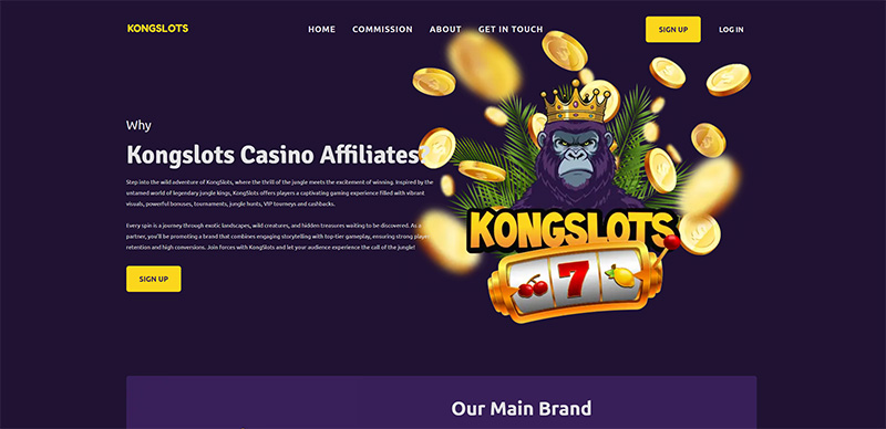 Jungle Kings Affiliates website & screenshot