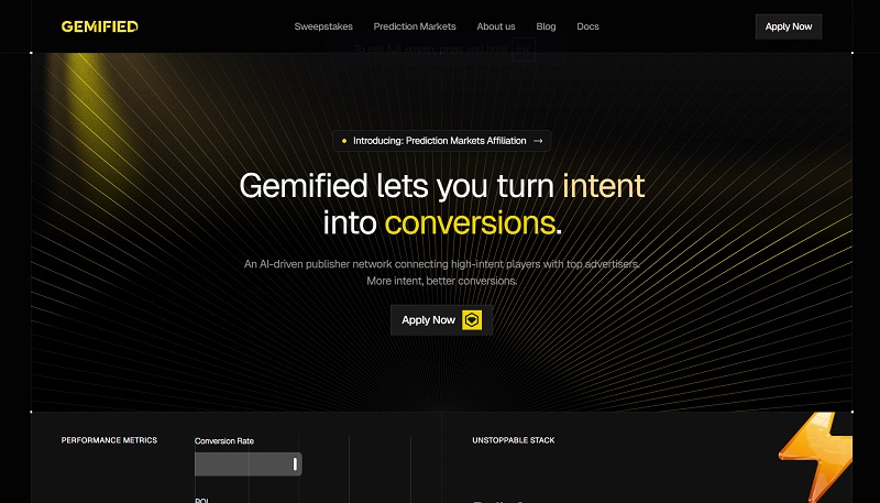 Gemified website & screenshot