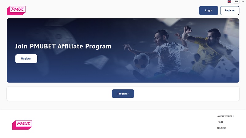 PMUC Affiliates website & screenshot