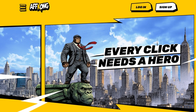 Affkong Affiliates website & screenshot