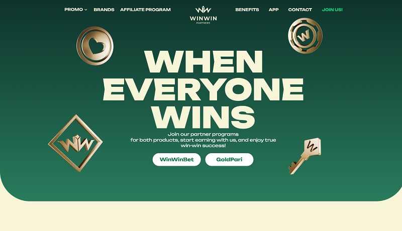WinWin Partners website & screenshot