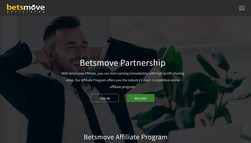 BetsMove Affiliates website & screenshot