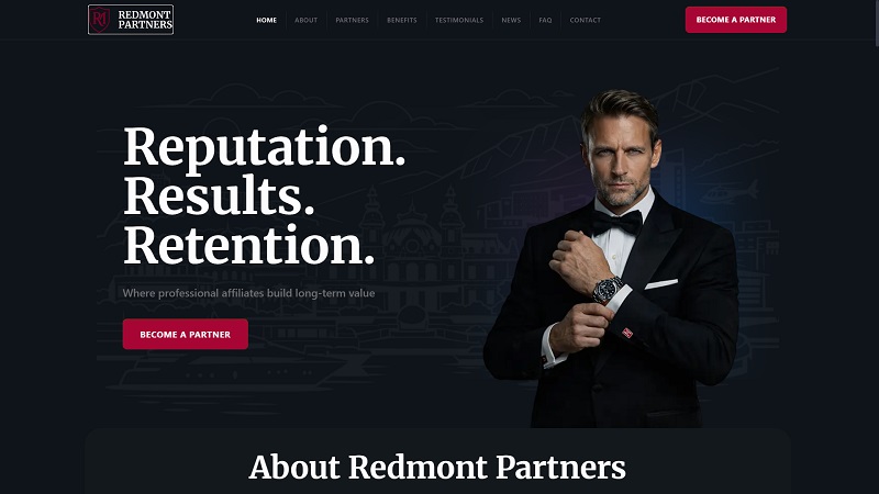 Redmont Partners website & screenshot