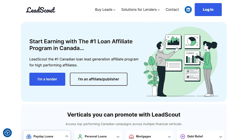 LeadScout website & screenshot
