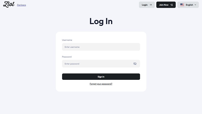 Zlot Partners website & screenshot
