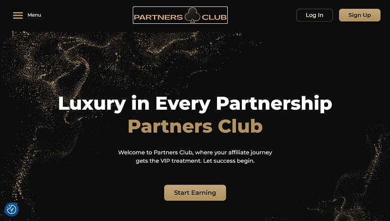 Club Partners website & screenshot