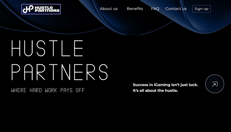Hustle Partners website & screenshot