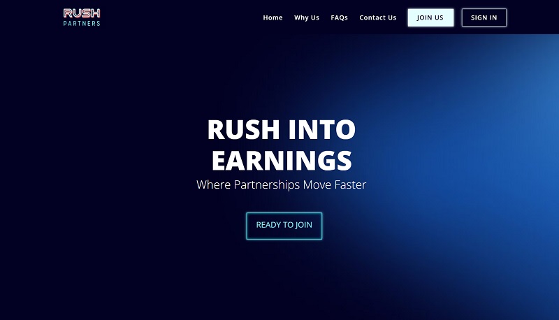 Rush Partners website & screenshot