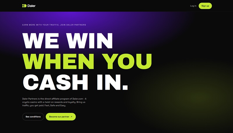 Daler Partners website & screenshot