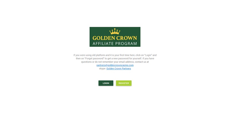 Golden Crown Partners website & screenshot